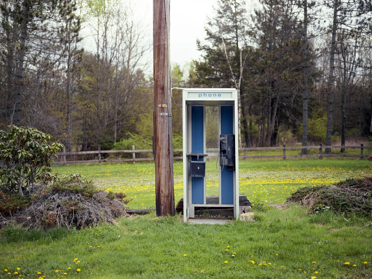 telephone booth, wellsboro, pennsylvania
